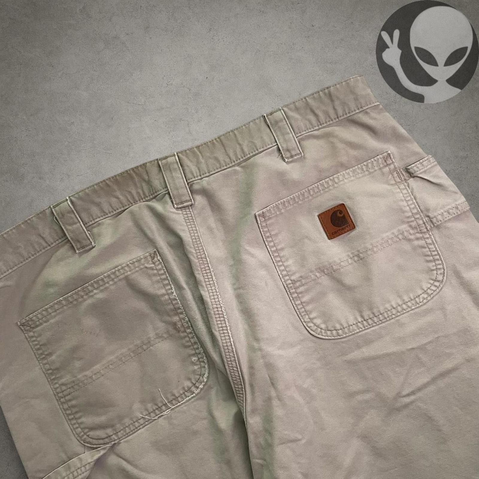 Carhartt Carhartt Carpenter Shorts 38 Khaki Casual Workwear Size US 38 / EU 54 - 3 Thumbnail