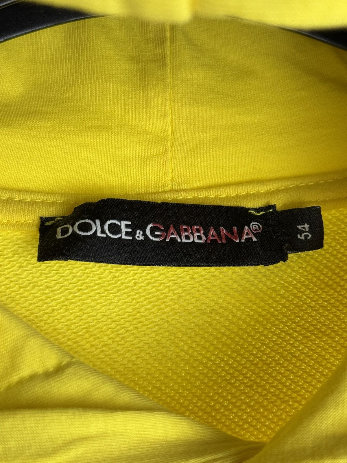 Dolce & Gabbana Dolce & Gabbana Yellow Hoodie Size US M / EU 48-50 / 2 - 4 Thumbnail