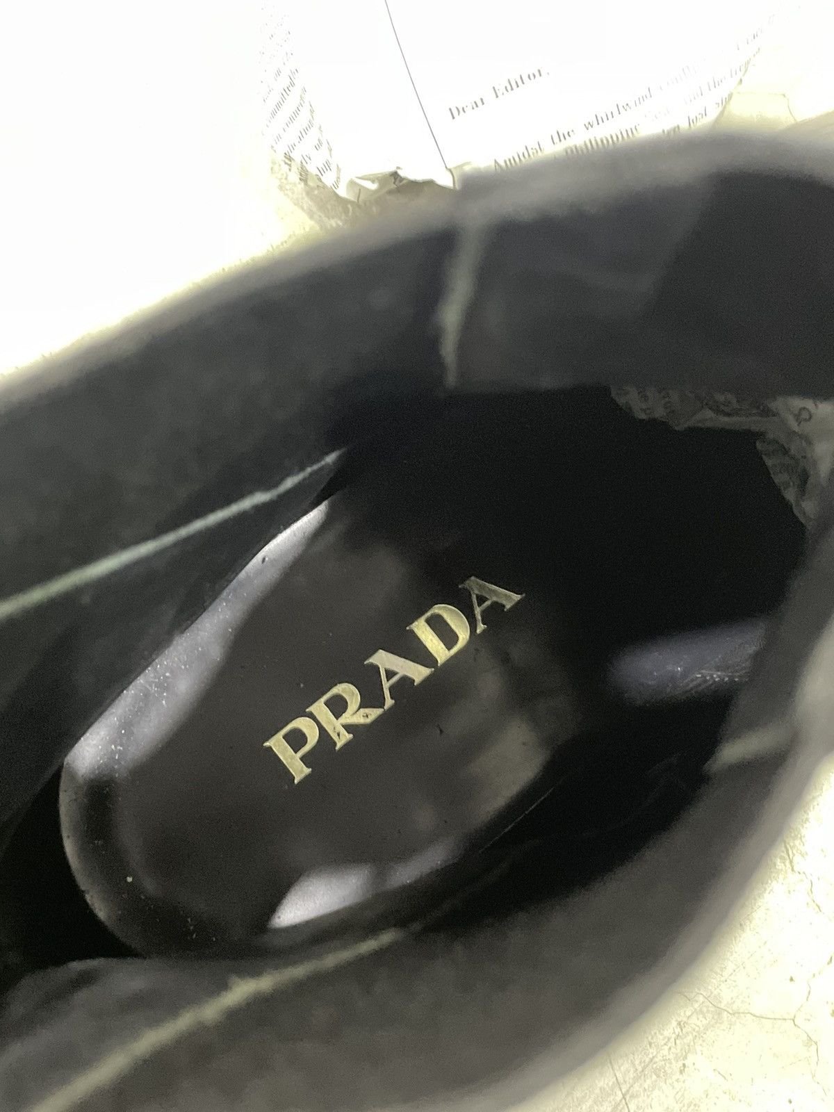 Prada Prada Patent Pointy Toe Boots Oxford Size US 12 / EU 45 - 9 Thumbnail