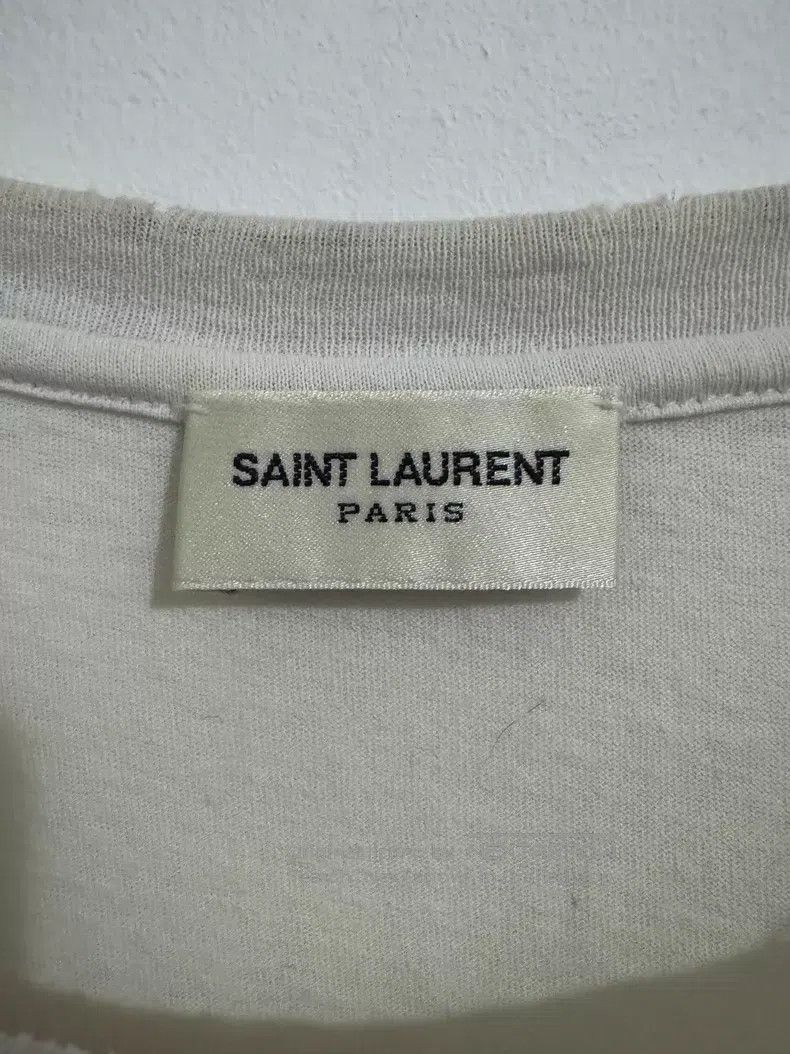 Saint Laurent Paris Saint Laurent Paris Cotton Heart Necklace Painting Slogan Size US S / EU 44-46 / 1 - 6 Thumbnail
