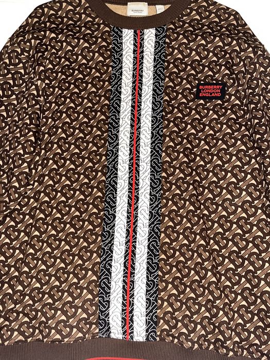 Burberry Burberry TB Monogram Sweatshirt Grailed