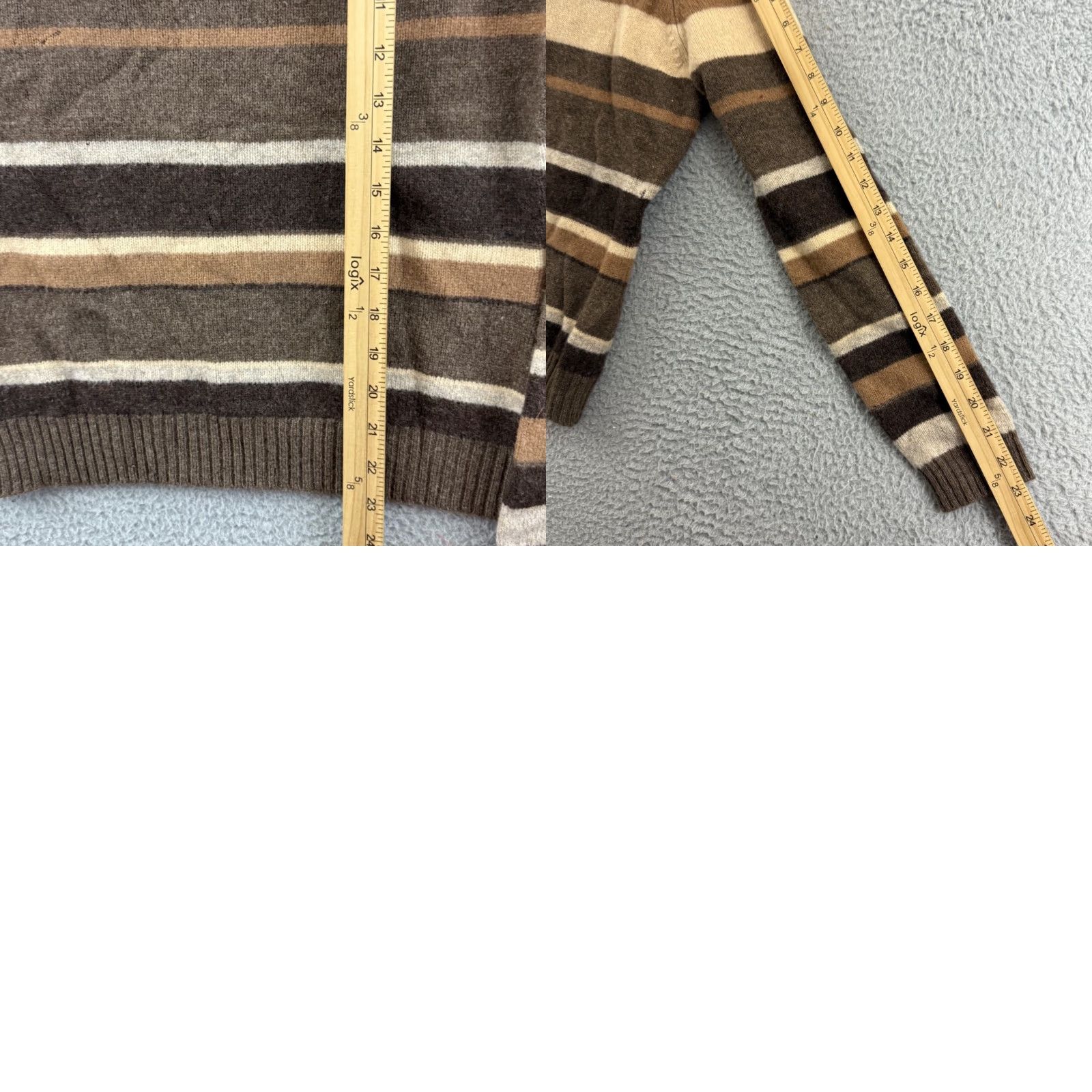 Brooks Brothers Brooks Brothers 346 Sweater Women’s Small Striped Lambswool Turtleneck Knit NWT Size S / US 4 / IT 40 - 9 Thumbnail