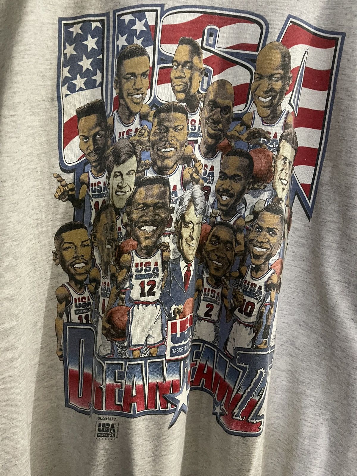 Salem Sportswear × Vintage 🔥USA Basketball Dream Team #SKU-A378 DP Size US XL / EU 56 / 4 - 2 Thumbnail