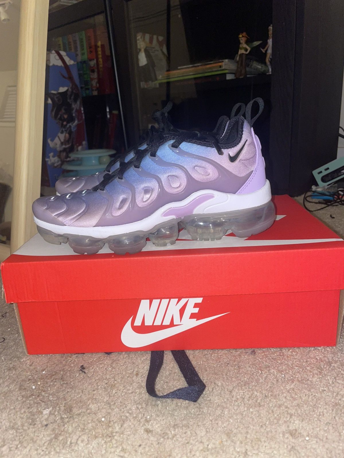 Nike Nike Air Vapormax Plus Lilac/Black/University Blue Size US 6.5 / IT 36.5 - 1 Thumbnail