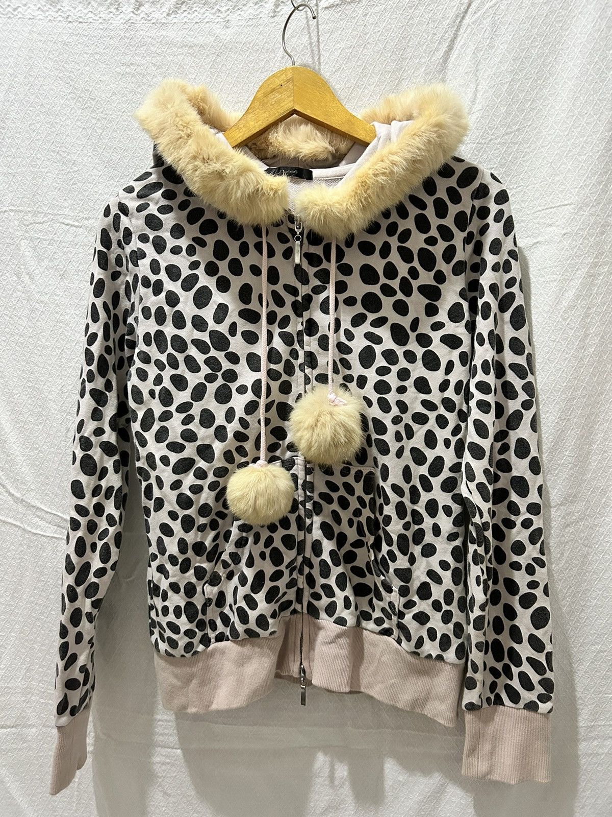 If Six Was Nine Fur Zip Up Hoodie Dosch Polkadot LGB Ifsixwasnine style Size US L / EU 52-54 / 3 - 6 Thumbnail