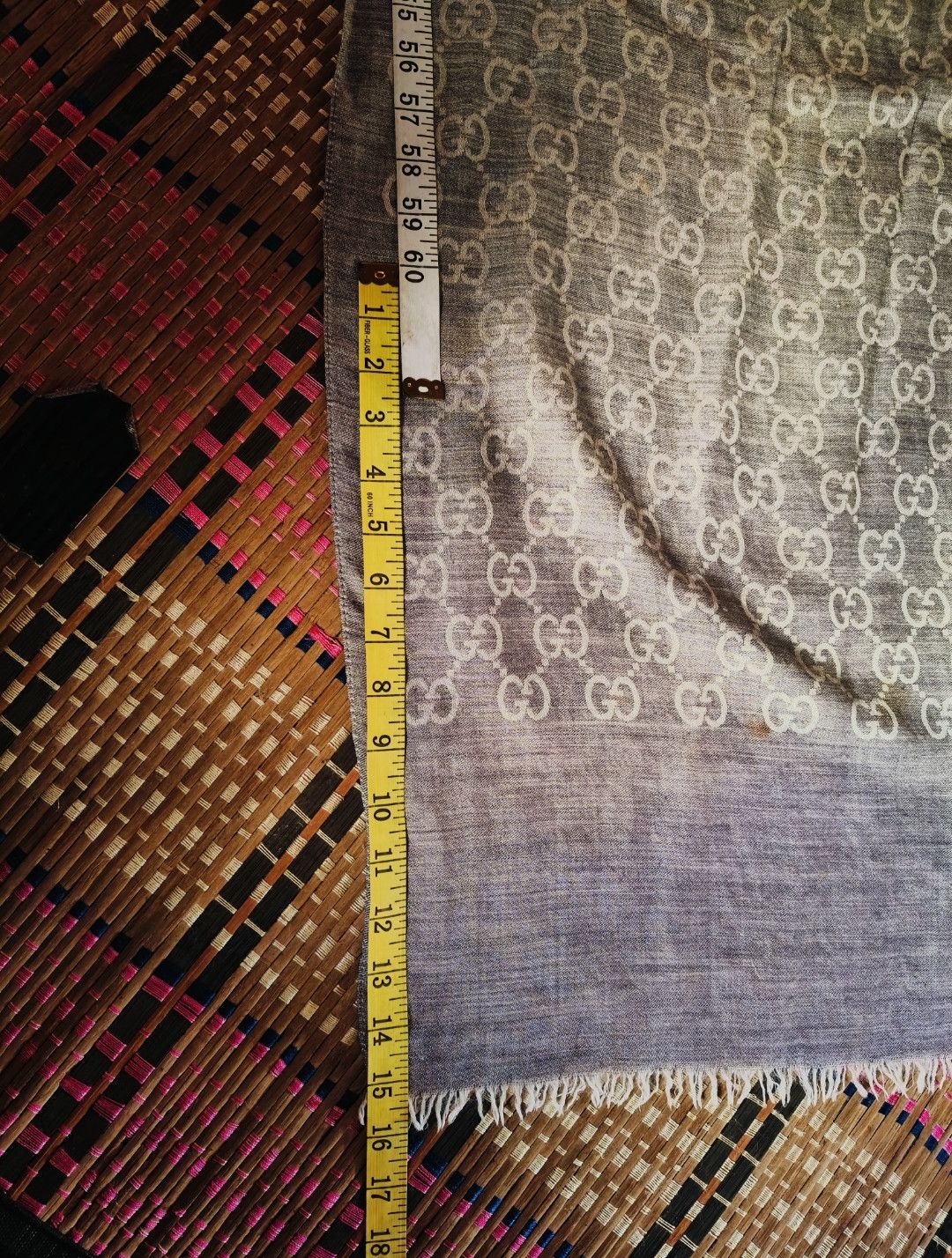 Gucci GUCCI MONOGRAM WOOL SCARF Size ONE SIZE - 16 Thumbnail