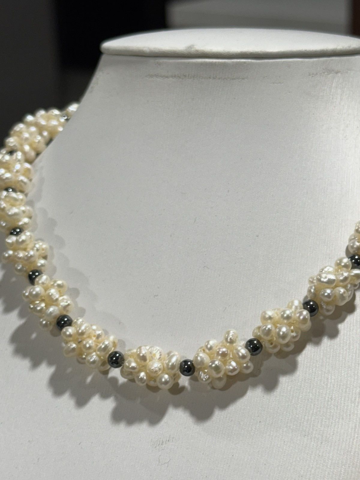 Jewelry Vintage Fresh Water Clustered Pearl Necklace Size ONE SIZE - 7 Thumbnail