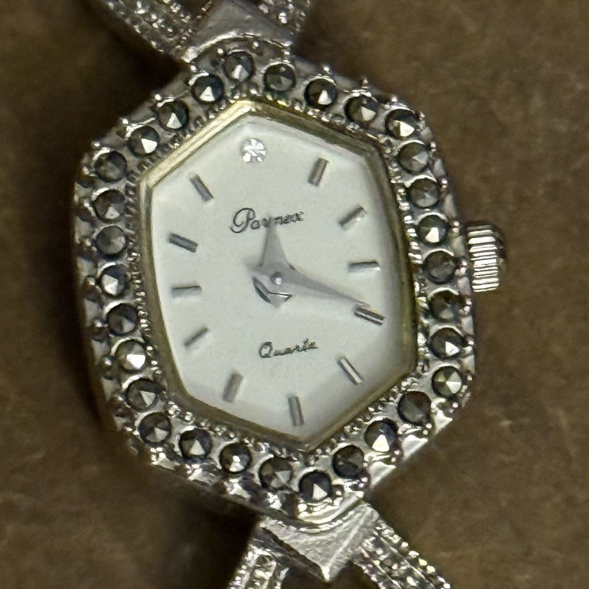Vintage Vintage Parmex silver marcasite hugs and kisses watch Size ONE SIZE - 4 Thumbnail