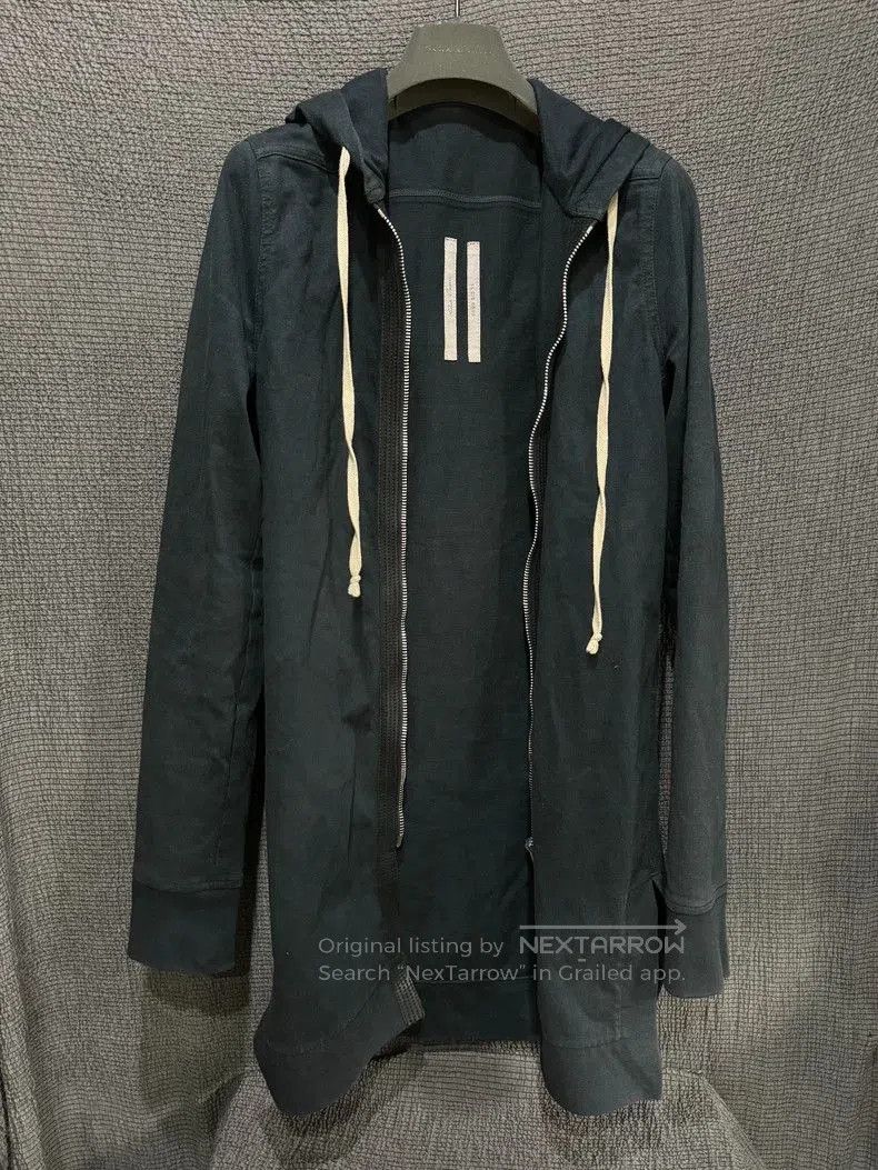 Rick Owens Rick Owens patchwork leather hooded zip sweatshirt jacket . Size US S / EU 44-46 / 1 - 3 Thumbnail
