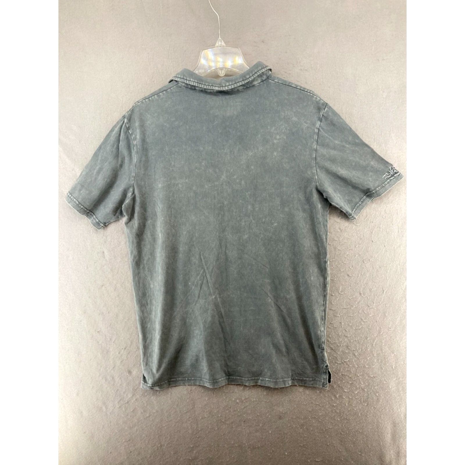Vintage Salt Life Polo Shirt Mens Medium Gray 100% Cotton Solid Fish Modern Mens Size US M / EU 48-50 / 2 - 7 Thumbnail
