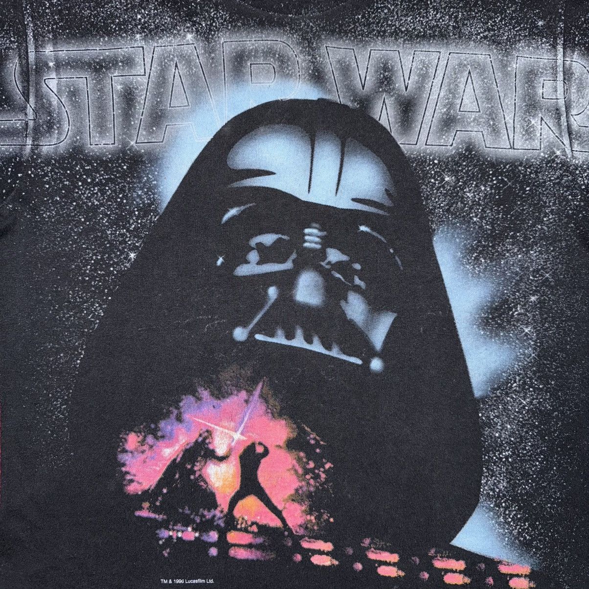 Star Wars Vtg 90s DARTH VADER STAR WARS Movie Tee Size US S / EU 44-46 / 1 - 5 Thumbnail