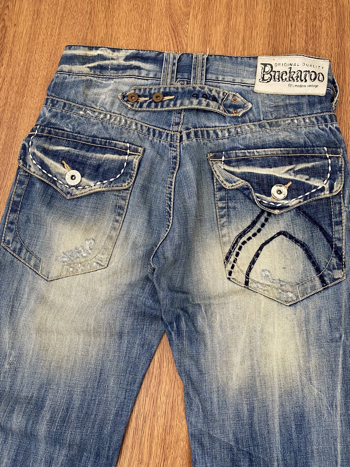 If Six Was Nine × Japanese Brand × Le Grande Bleu (L.G.B.) Buckaroo snow buck jeans Size US 32 / EU 48 - 4 Thumbnail