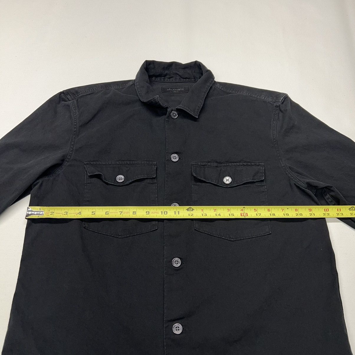 Allsaints All Saints Shirt Black Spotter Long Sleeve Button Pocket Size US XL / EU 56 / 4 - 15 Thumbnail