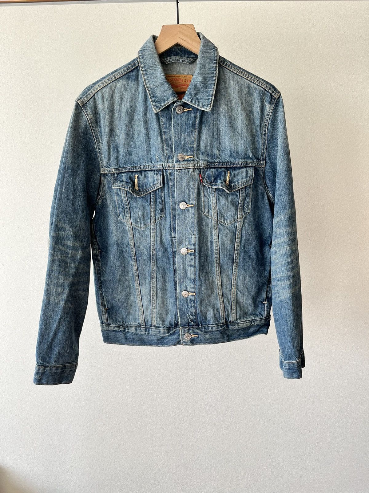 Levi's Grunge Denim Levi Jacket Medium Size US M / EU 48-50 / 2 - 1 Thumbnail