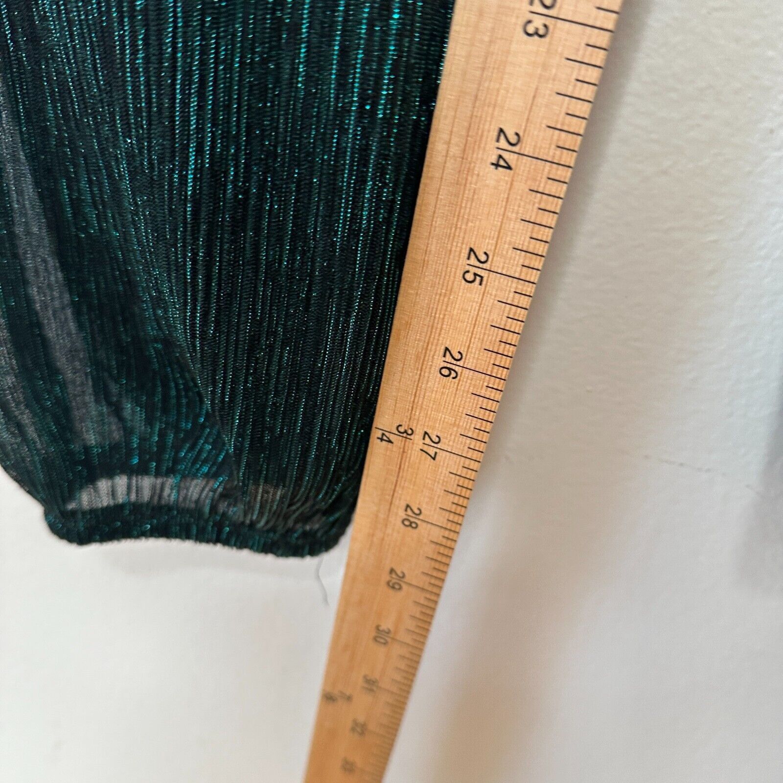 Bailey 44 Bailey 44 Emerald Green Shimmer Harem Pant and Undershort S Size 27" / US 4 / IT 40 - 11 Thumbnail