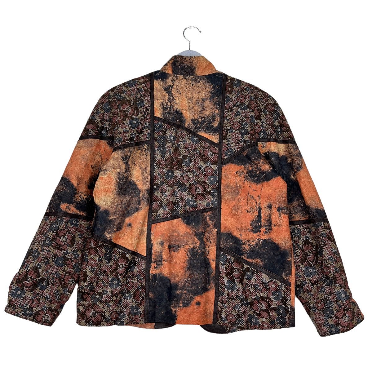 Japanese Brand 🔥 RARE VINTAGE PATCHWORK LEATHER JACKET NICE DESIGN Size US M / EU 48-50 / 2 - 8 Thumbnail