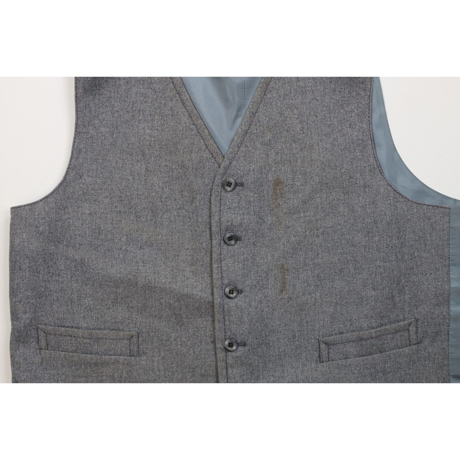 Vintage Vintage 60s Rockabilly Distressed Wool 3 Piece Suit Wedding Size 44R - 13 Thumbnail