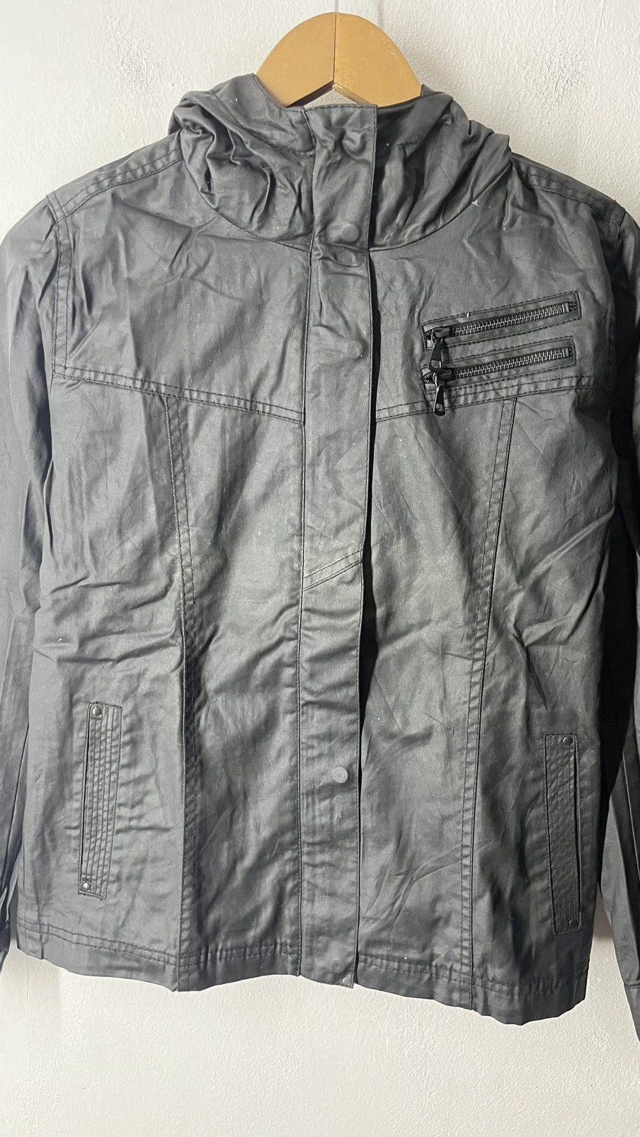 Japanese Brand COATED CLOTH X UNIQLO JAPANESE BRAND DESIGNER JACKET Size M / US 6-8 / IT 42-44 - 5 Thumbnail