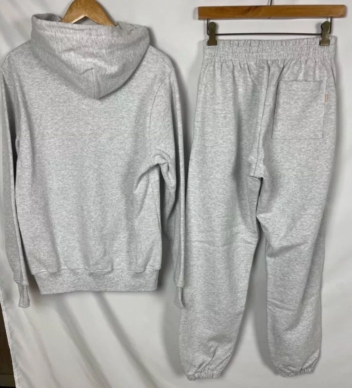JJJJound JJJJound J90 Sweatsuit Hoodie+Sweatpants Set Mens S Lt Gray Size US S / EU 44-46 / 1 - 6 Thumbnail