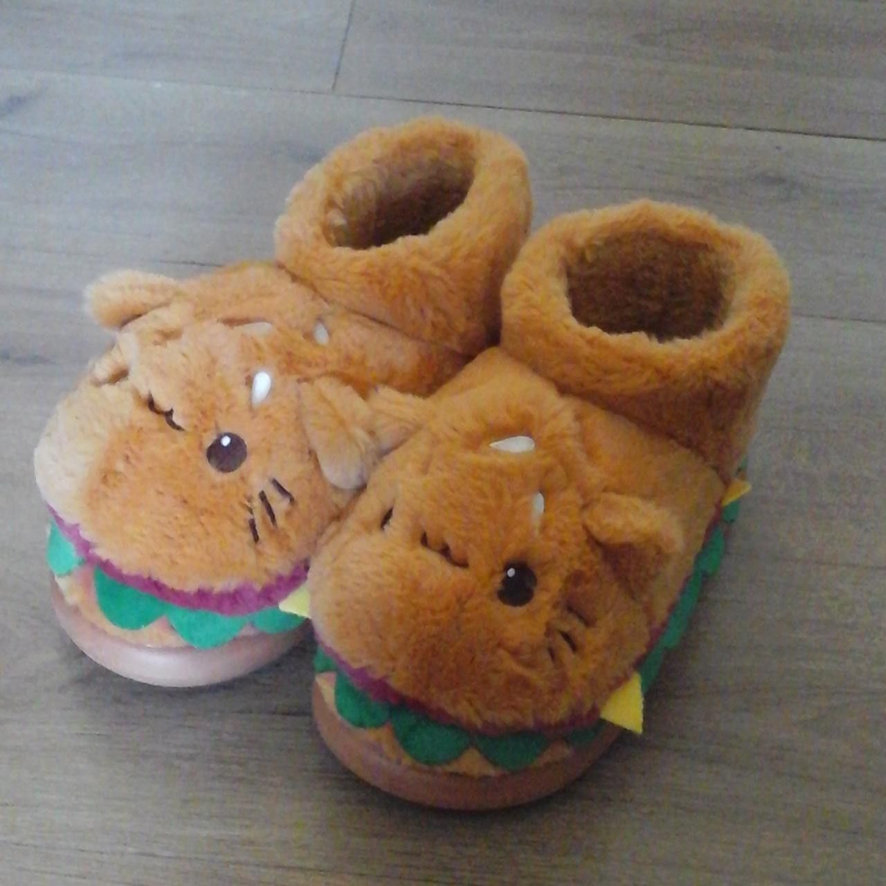 Other Cute Hamburger Cat Indoor Shoes/Slippers Unisex Size US 8.5 / IT 38.5 - 3 Thumbnail