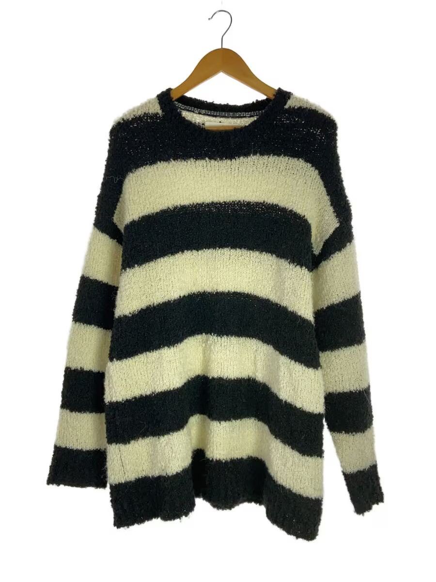 Number (N)ine Archive Grunge Striped Knit Sweater Size US L / EU 52-54 / 3 - 1 Thumbnail