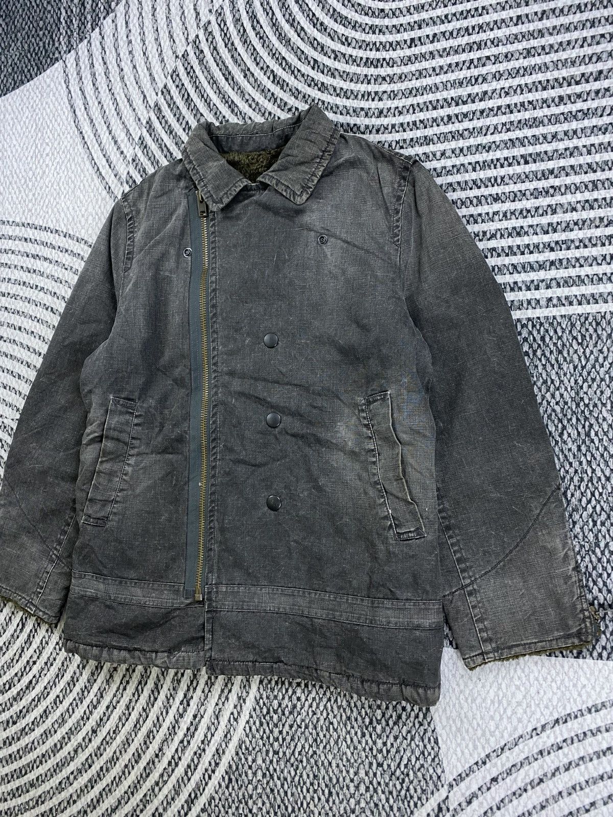 Johnbull Vintage Johnbull Sherpa Double Collar Denim Jacket Size US M / EU 48-50 / 2 - 4 Thumbnail