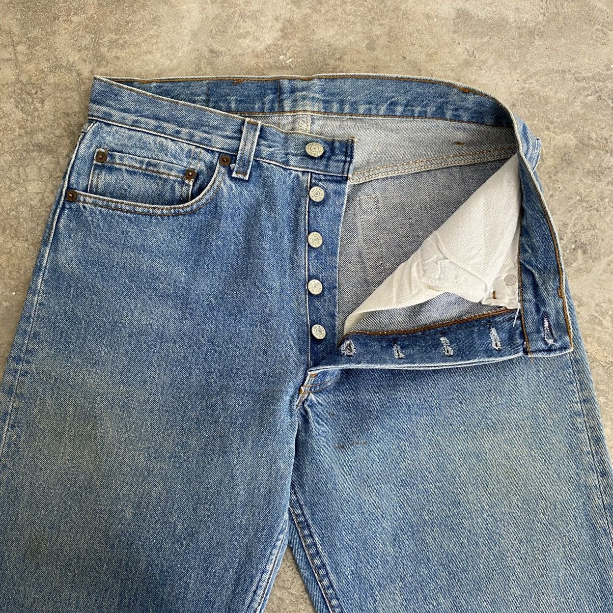 Levi's Vintage 80’s Levis 501 Faded Stonewashed Blue Jeans Size US 30 / EU 46 - 5 Thumbnail