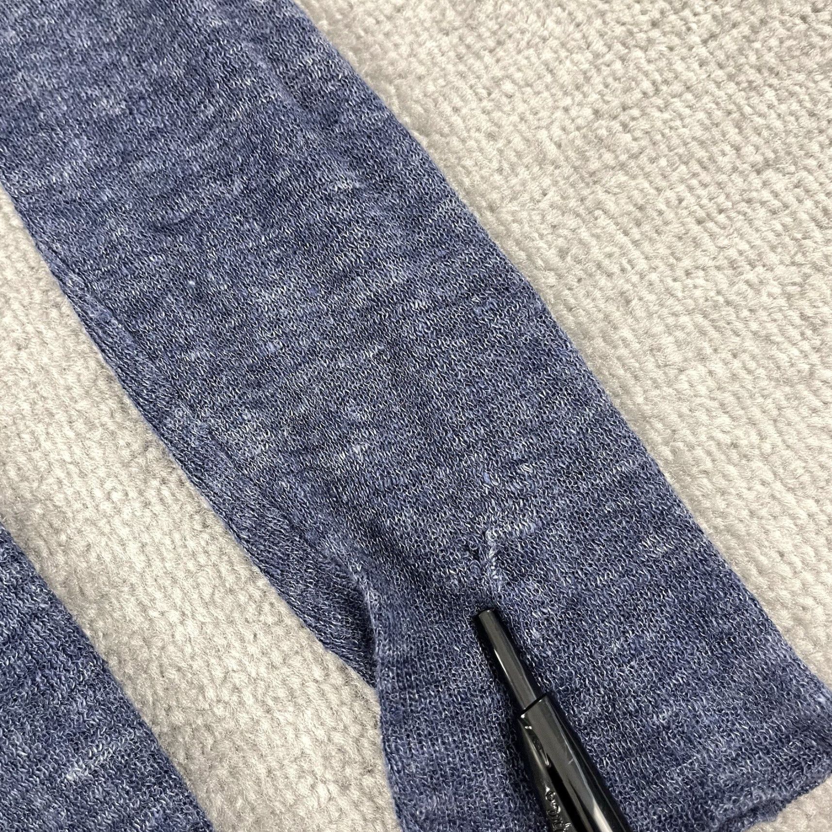 Eileen Fisher VINTAGE EILEEN FISHER Sweater Cardigan Womens Petite Small Blue Linen Knit Open Front Casual Size S / US 4 / IT 40 - 6 Thumbnail