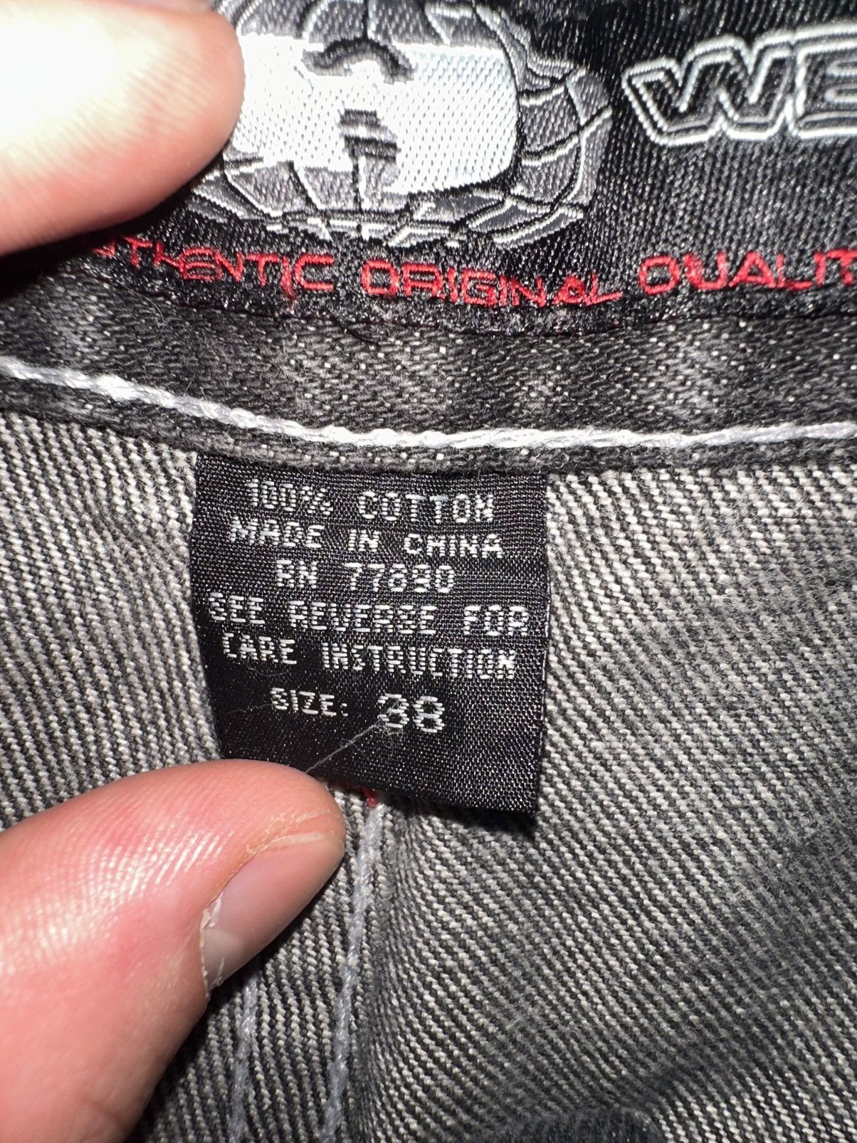 Wu-Tang Clan Wu Wear - Size 38 Jeans Size US 38 / EU 54 - 4 Thumbnail
