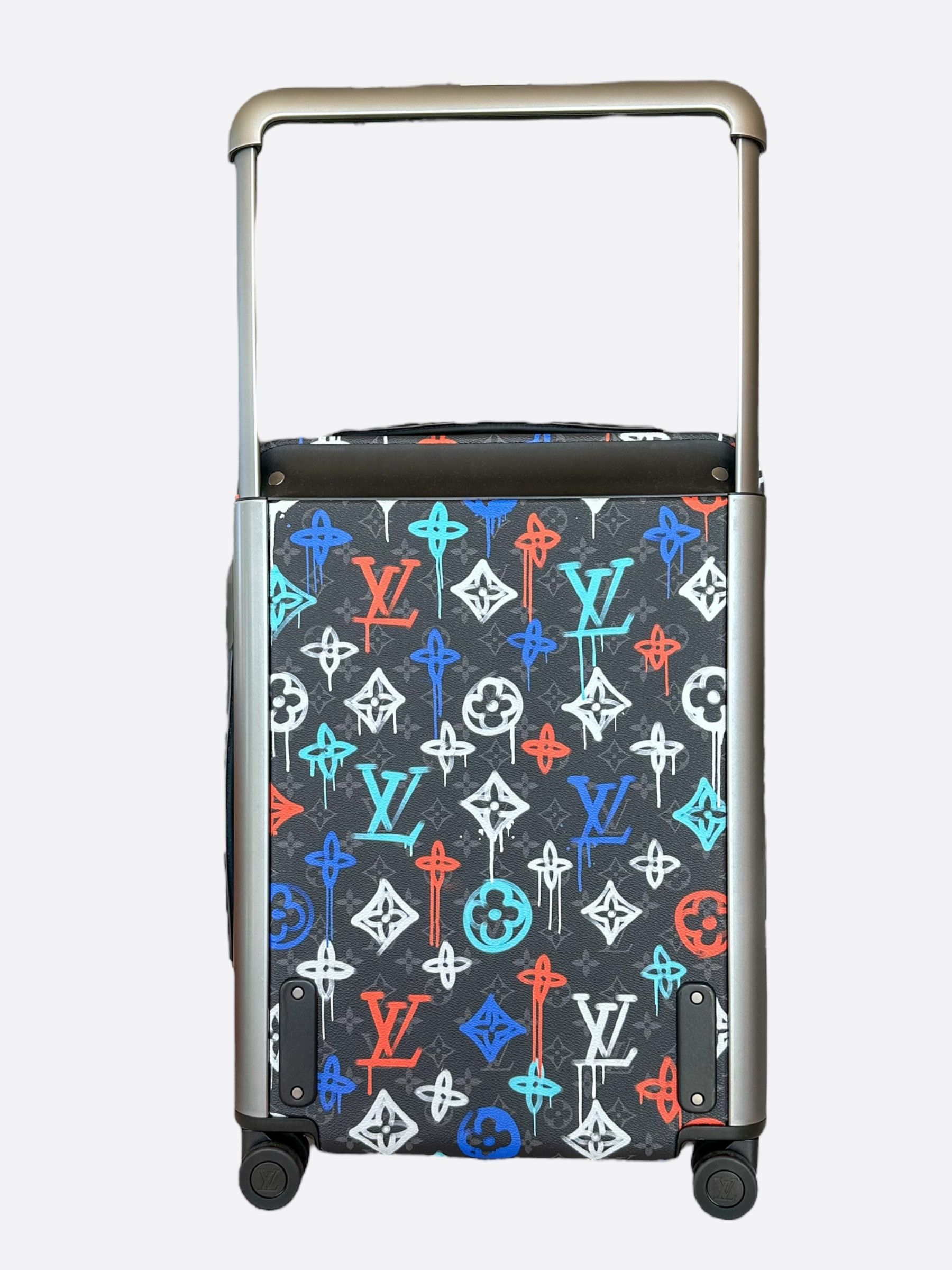 image of Louis Vuitton Graffiti Monogram Eclipse Horizon 50 in Black, Men's