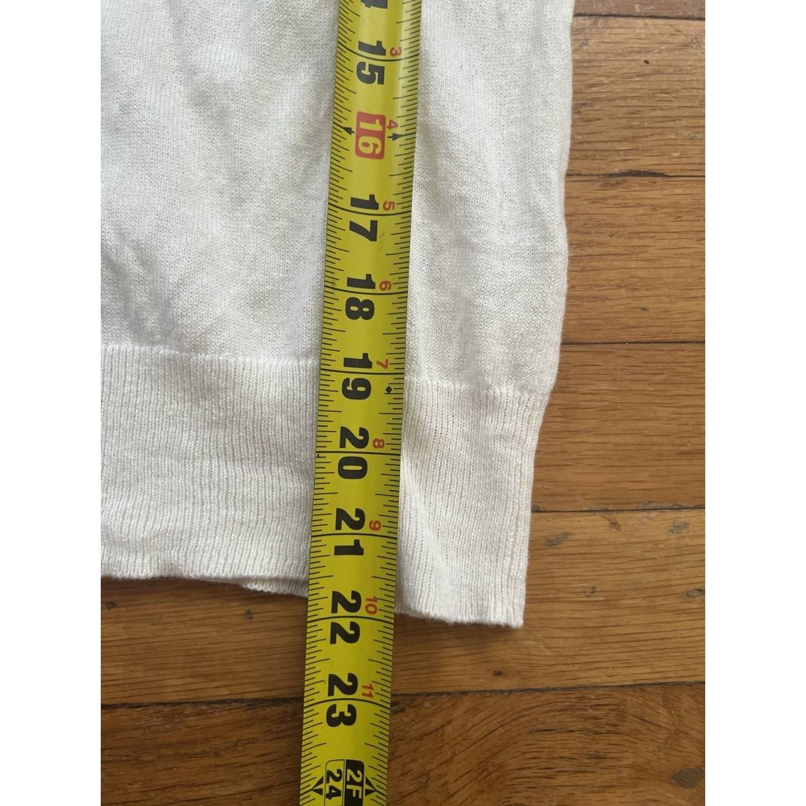 Frame FRAME cotton linen knitted 3/4 sleeve top Gathered A001872 Size L / US 10 / IT 46 - 5 Thumbnail