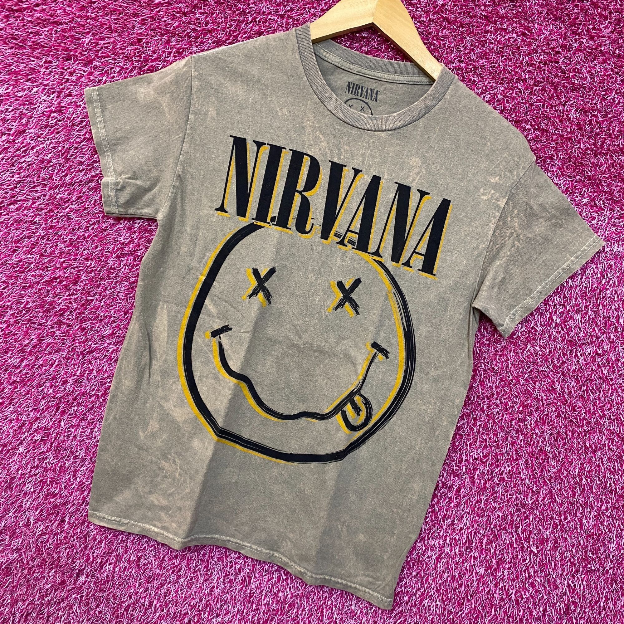 Nirvana Nirvana Nevermind Tour Art Dead Eye Smiley Grunge Band Tee S Size US S / EU 44-46 / 1 - 3 Thumbnail