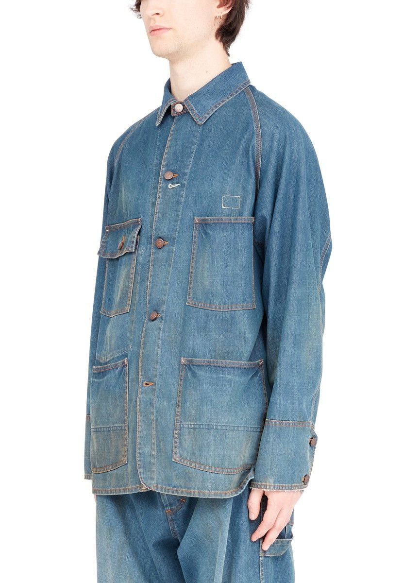 Maison Margiela oc11z0925 Denim Jacket in Blue Size US XL / EU 56 / 4 - 8 Thumbnail