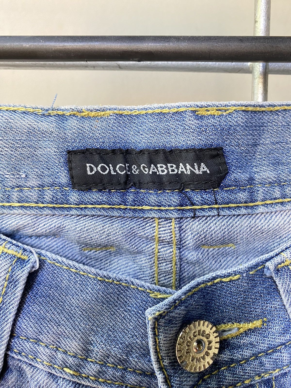 Dolce & Gabbana Dolce & Gabbana Y2K embroidery denim jeans Size 29" - 7 Thumbnail