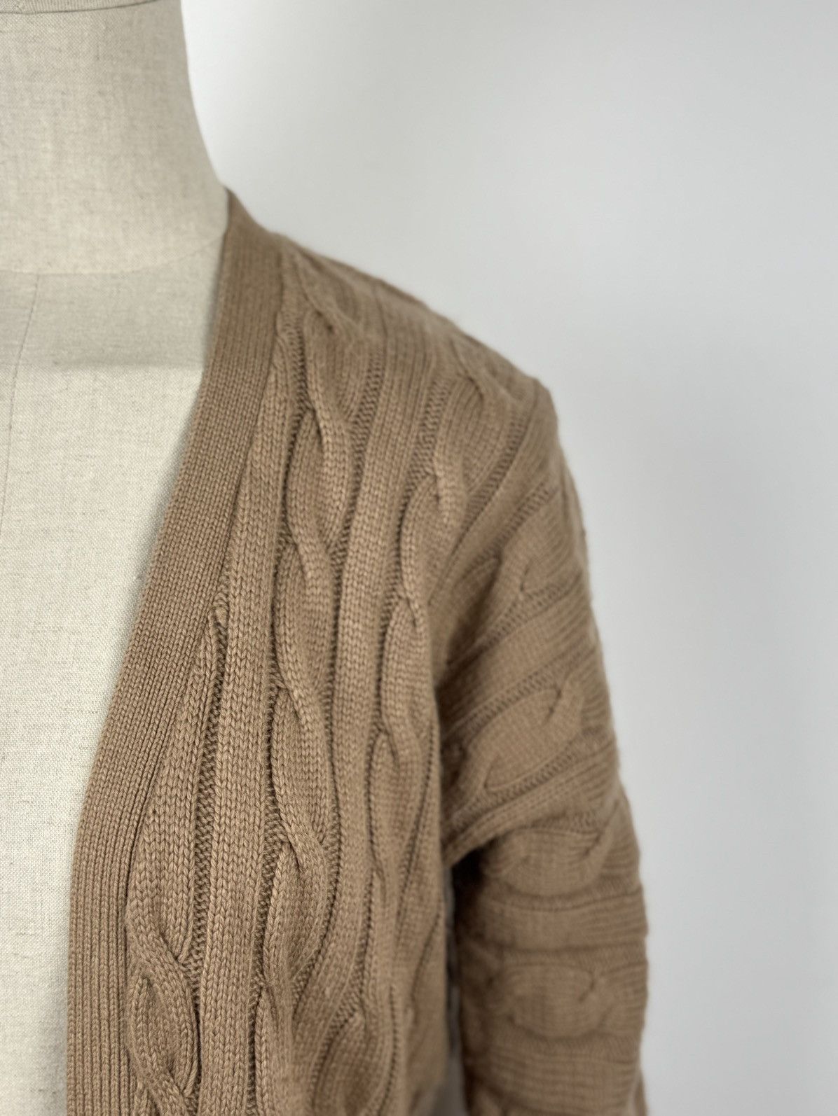 Lauren Ralph Lauren Lauren Ralph Lauren Black Label Open Cardigan Knit Sweater Size XS / US 0-2 / IT 36-38 - 3 Thumbnail
