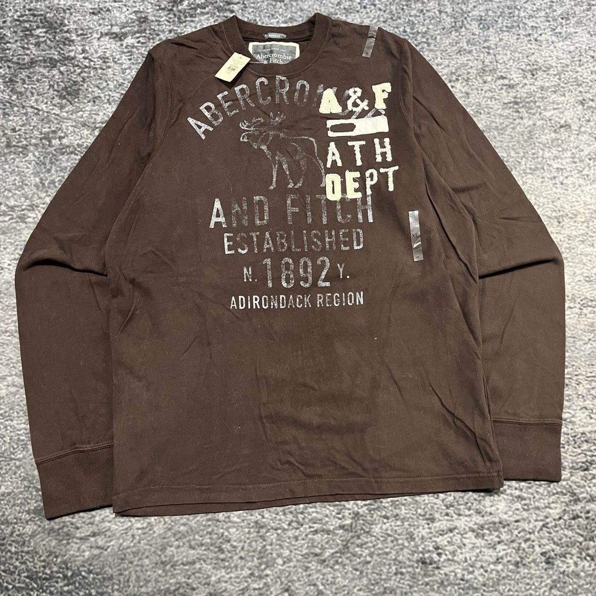 Abercrombie & Fitch Vintage Abercrombie Fitch Longsleeve Thermal Shirt Muscle Size US XL / EU 56 / 4 - 3 Thumbnail