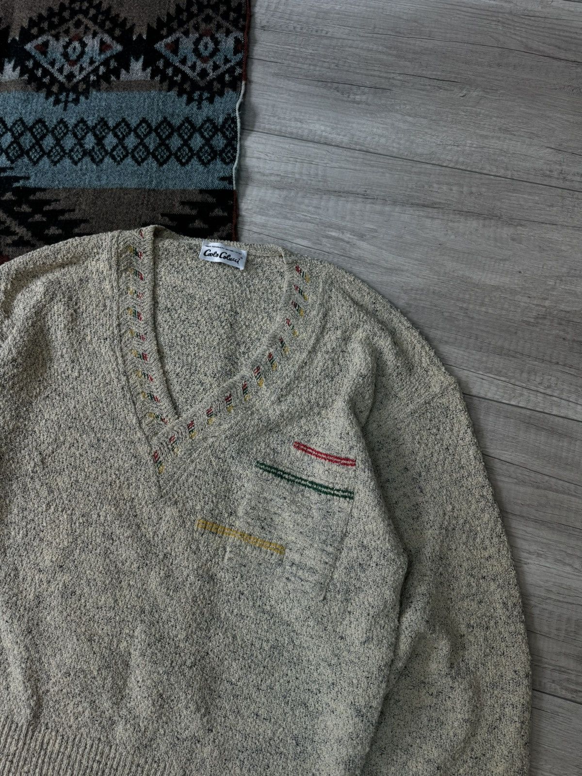 Carlo Colucci Carlo Colucci Sweater Made In West Germany Size US M / EU 48-50 / 2 - 2 Thumbnail