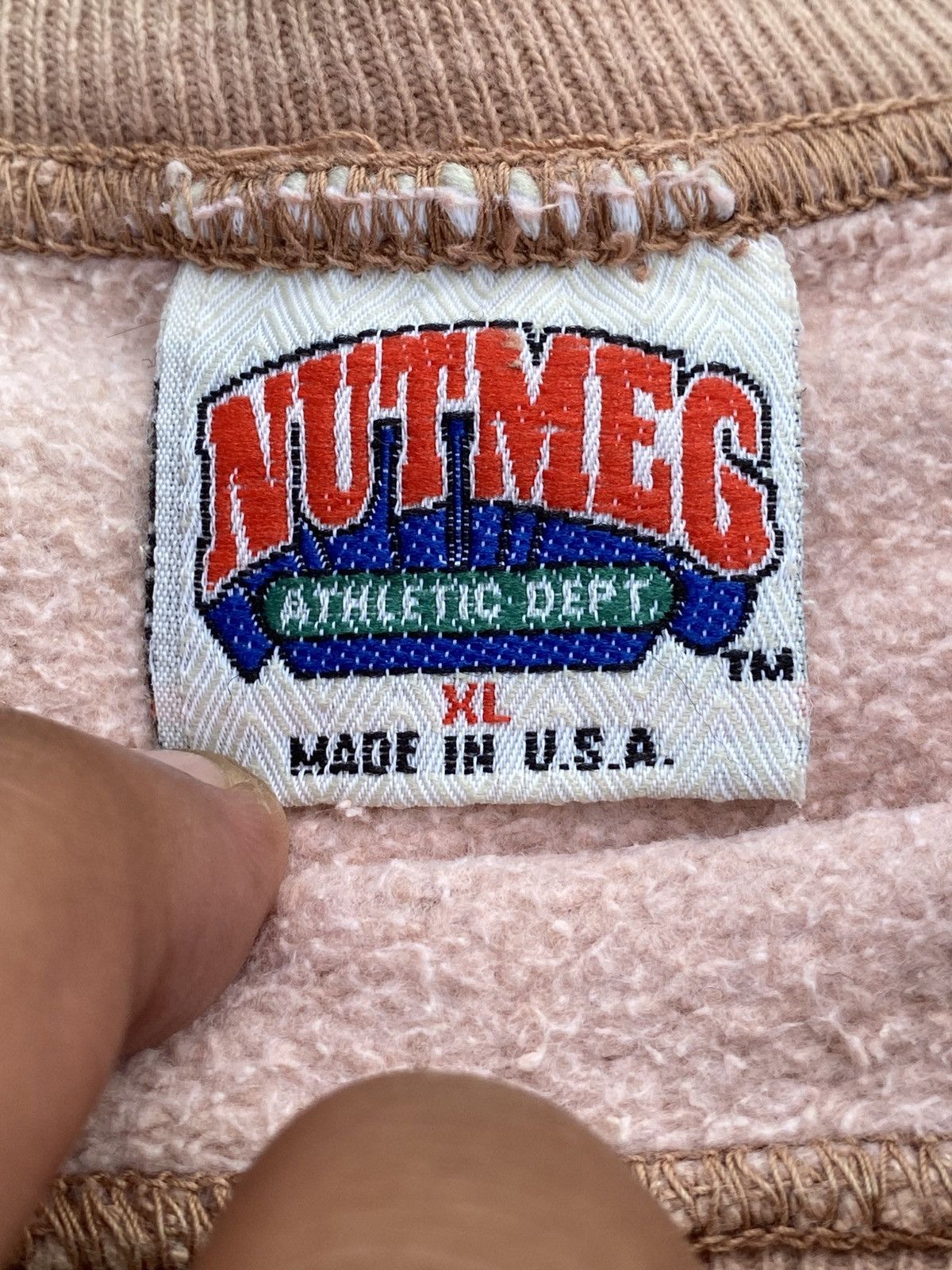 Nutmeg Nutmeg Vintage ABC Sports Sweatshirt Size US XL / EU 56 / 4 - 15 Thumbnail