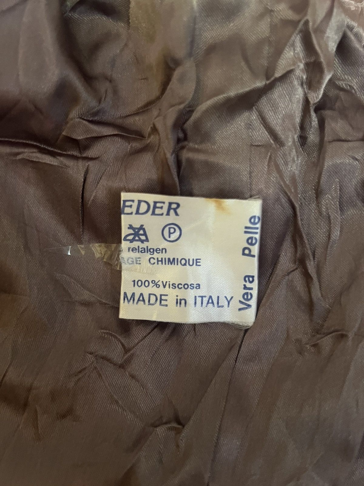 Vera Pelle VERA PELLE LEATHER JACKET Size US L / EU 52-54 / 3 - 5 Thumbnail