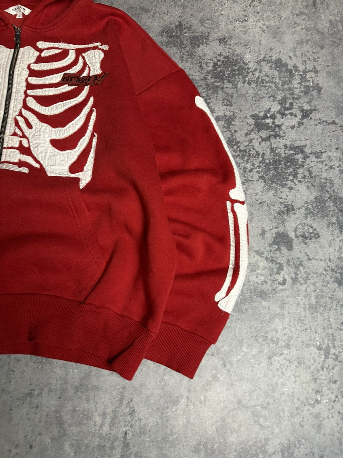 If Six Was Nine Vintage Skeleton Zip Hoodie All Over Print Faded Japanese Size US L / EU 52-54 / 3 - 4 Thumbnail