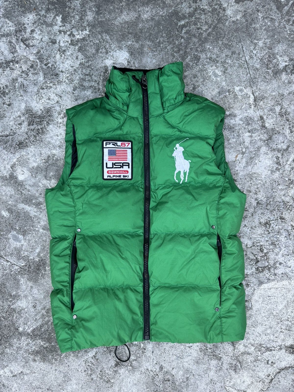 Polo Ralph Lauren × Ralph Lauren × Vintage RL Puffer Vest Size US S / EU 44-46 / 1 - 3 Thumbnail