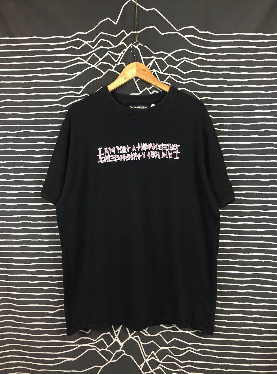 ★人気★【I AM NOT A HUMAN BEING】★STITCHED BASIC LOGO TE.E I Am Not A Human Being | Grailed