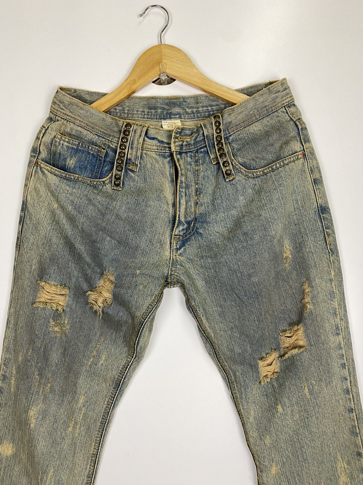 Vintage Vintage Distressed Denim Size US 32 / EU 48 - 4 Thumbnail