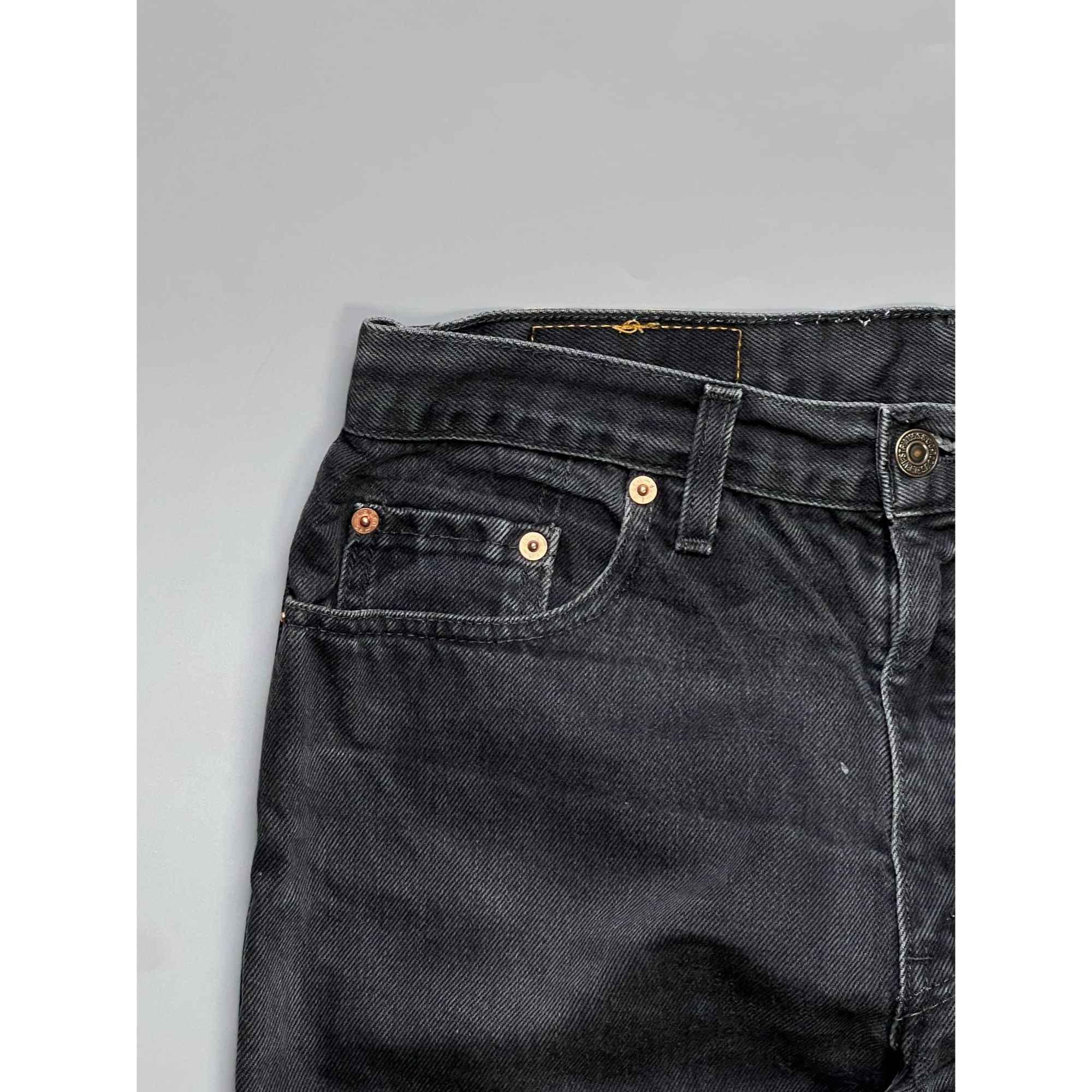 Levi's Vintage Clothing Levi’s 615 Orange Tab Vintage Black Denim Jeans (Y1050) Size US 33 - 3 Thumbnail