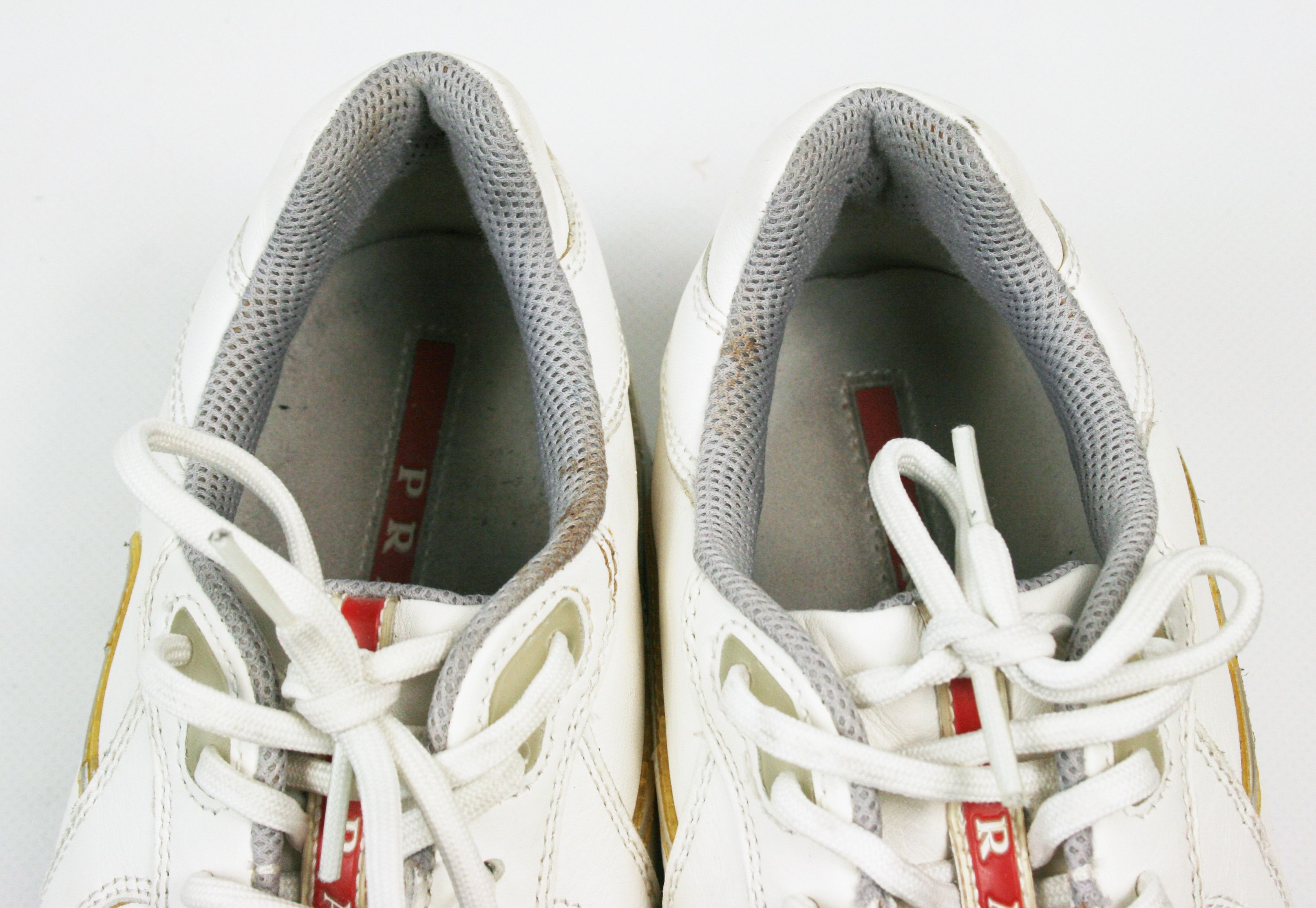 Prada Sport Red Tab Leather Sneakers Size US 7 / EU 40 - 11 Thumbnail