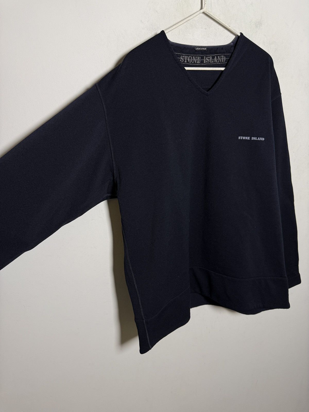 Stone Island Stone Island reversible V-neck sweatshirt Size US XL / EU 56 / 4 - 4 Thumbnail