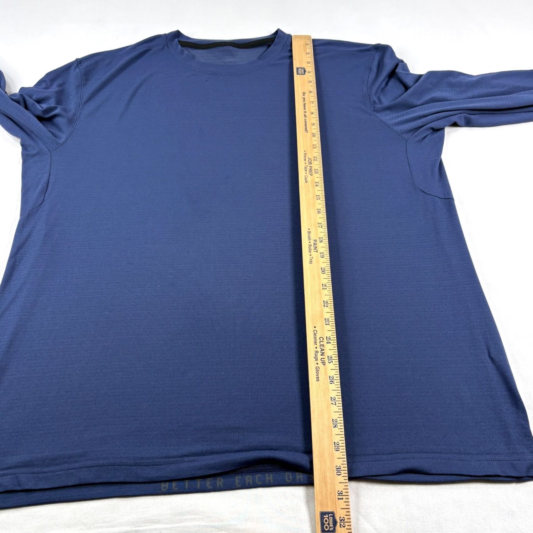 Lululemon Lululemon Drysense Shirt Mens 2XL Blue Long Sleeve Gym Performance Athleisure Shirt Size US XXL / EU 58 / 5 - 5 Thumbnail