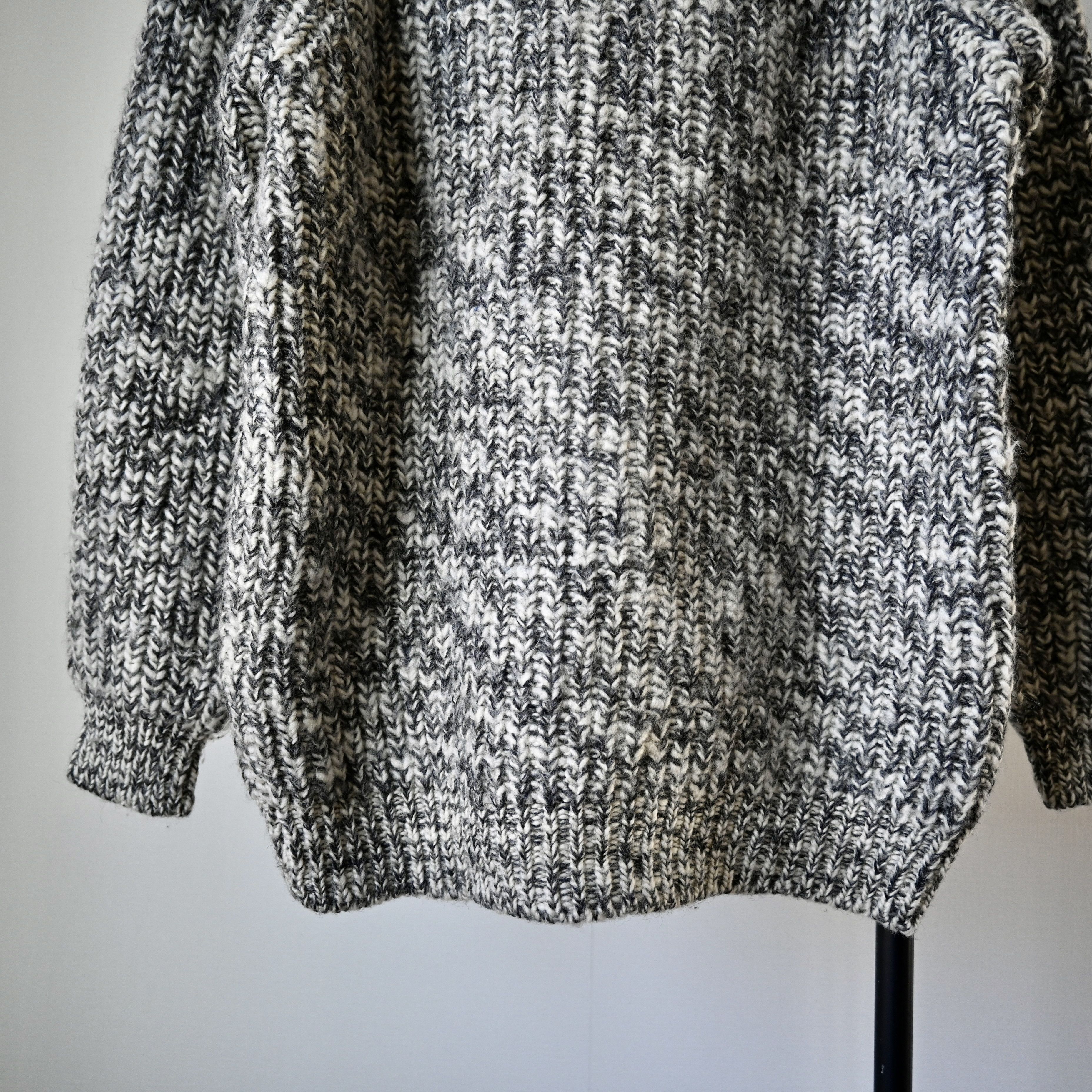 Vintage Vtg MOTHERS S.P.C. marled chunky knit sweater, made in UK Size S / US 4 / IT 40 - 5 Thumbnail