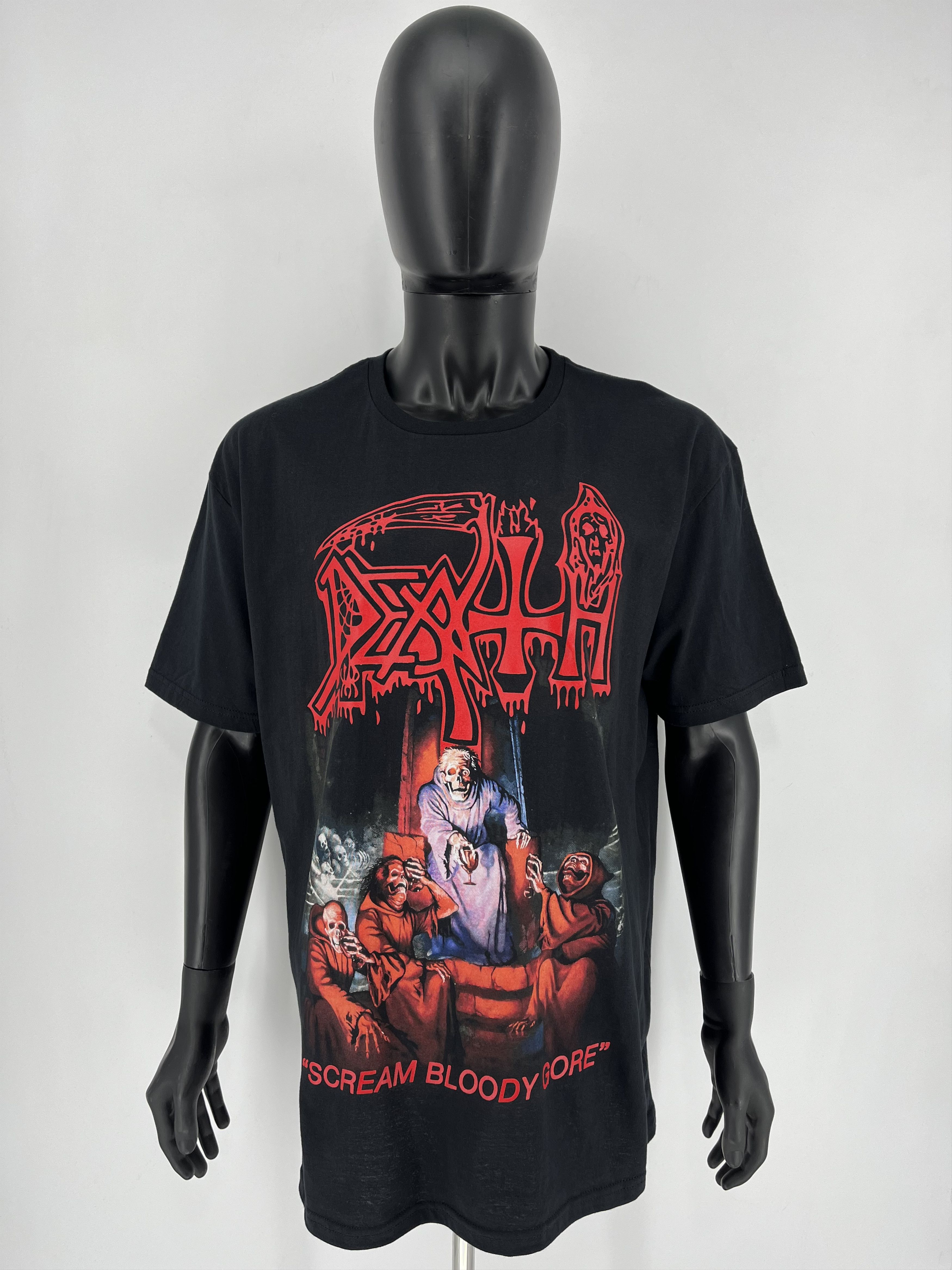 Band Tees Death Scream Bloody Gore Metal Band T-Shirt Size US XL / EU 56 / 4 - 2 Thumbnail
