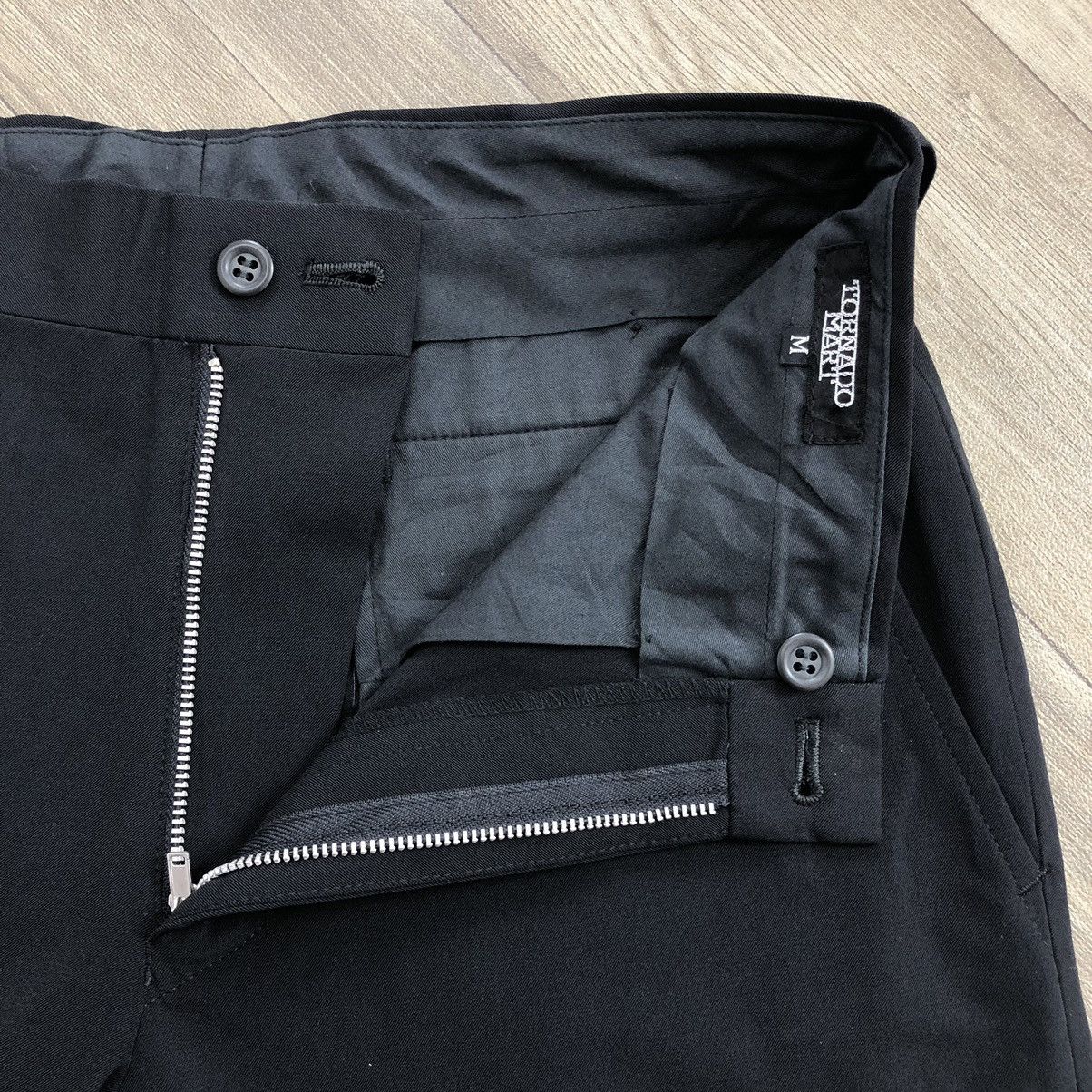 Tornado Mart 2000s Tornado Mart Japan Designer Black Trousers Pants Size US 32 / EU 48 - 6 Thumbnail